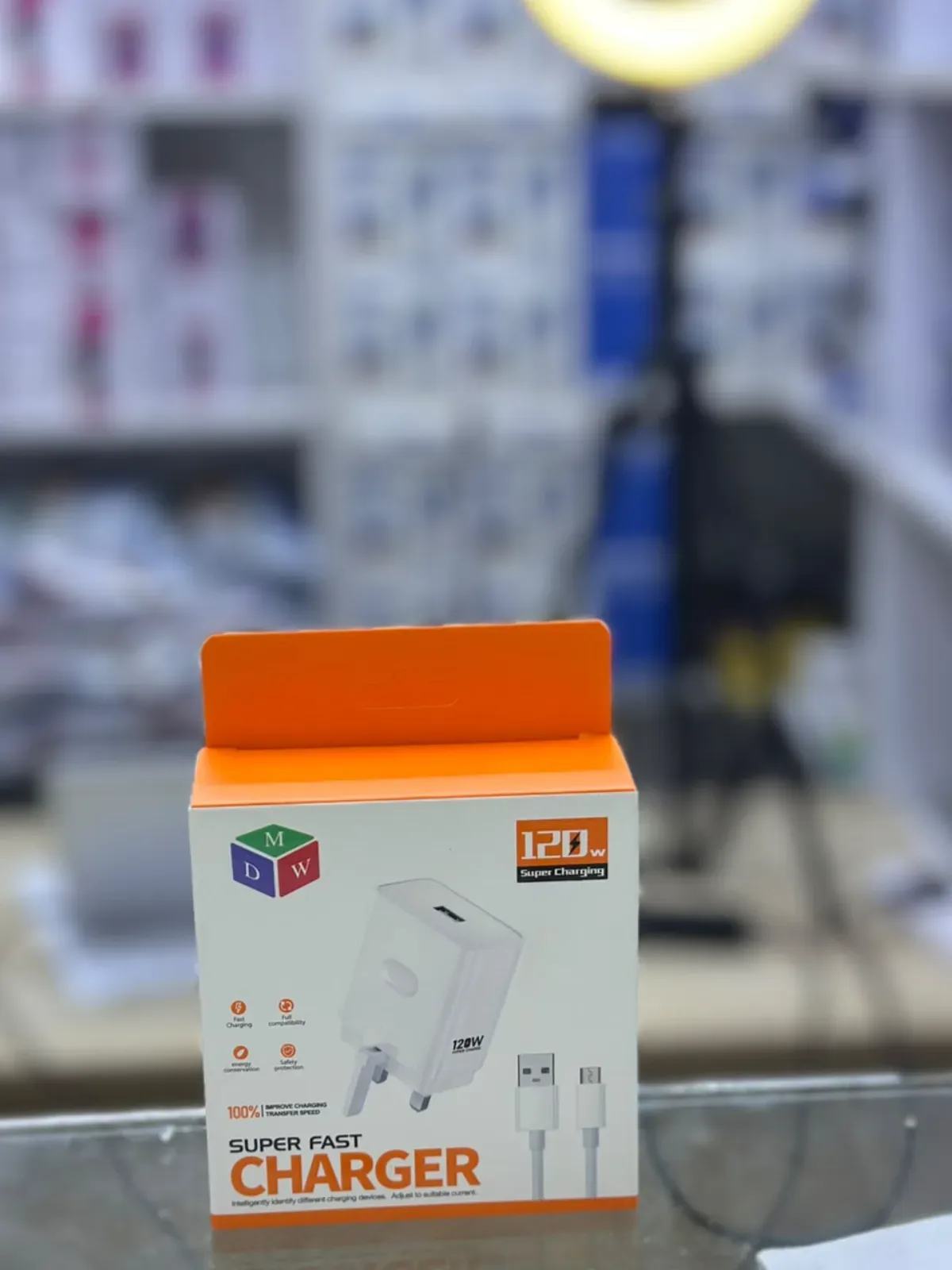 MDW 120W Super Fast Charger & Cable Set