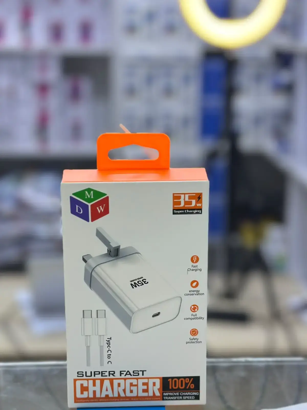 MDW 35W Super Fast Charger with Type-C Cable